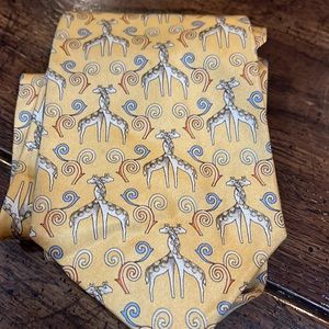 eterborough Row All Silk Giraffe Mens Tie